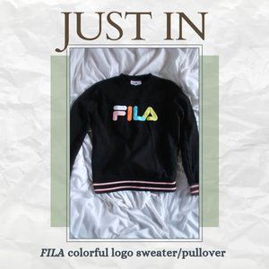 FILA colorful logo sweater/pullover